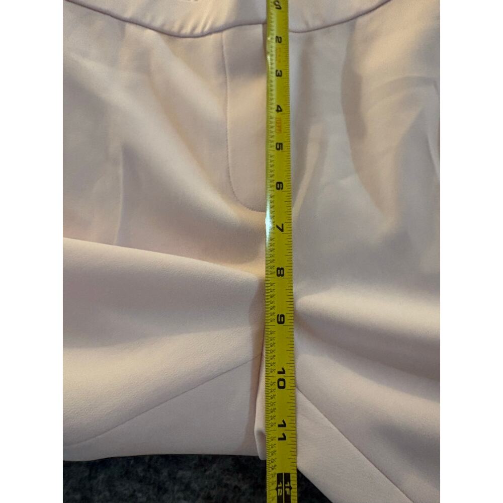 Theory Treeca New Pastel Pink Admiral Crepe Coquette Pull On Trousers 4 - Picture 8 of 9